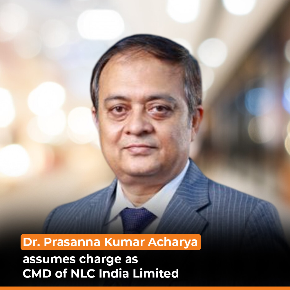 NLC India appoints Prasanna Kumar Acharya as CMD