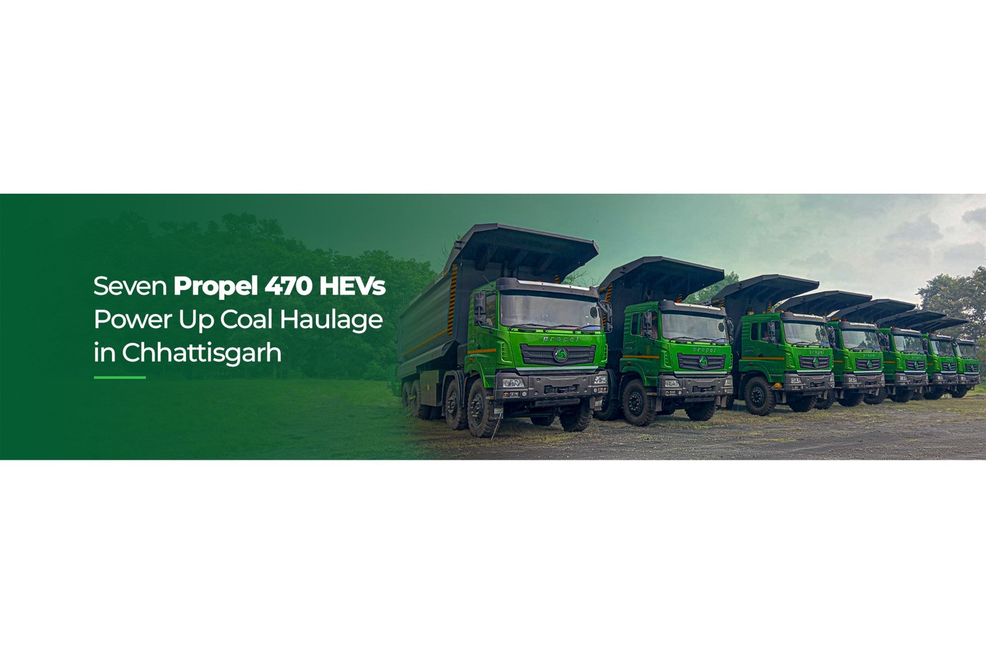 Propel EV deploys 385 kWh electric tipper fleet at Chhattisgarh coal mine