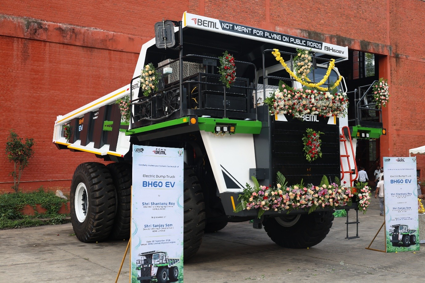 BEML unveils India’s first indigenous 60-ton electric dump truck
