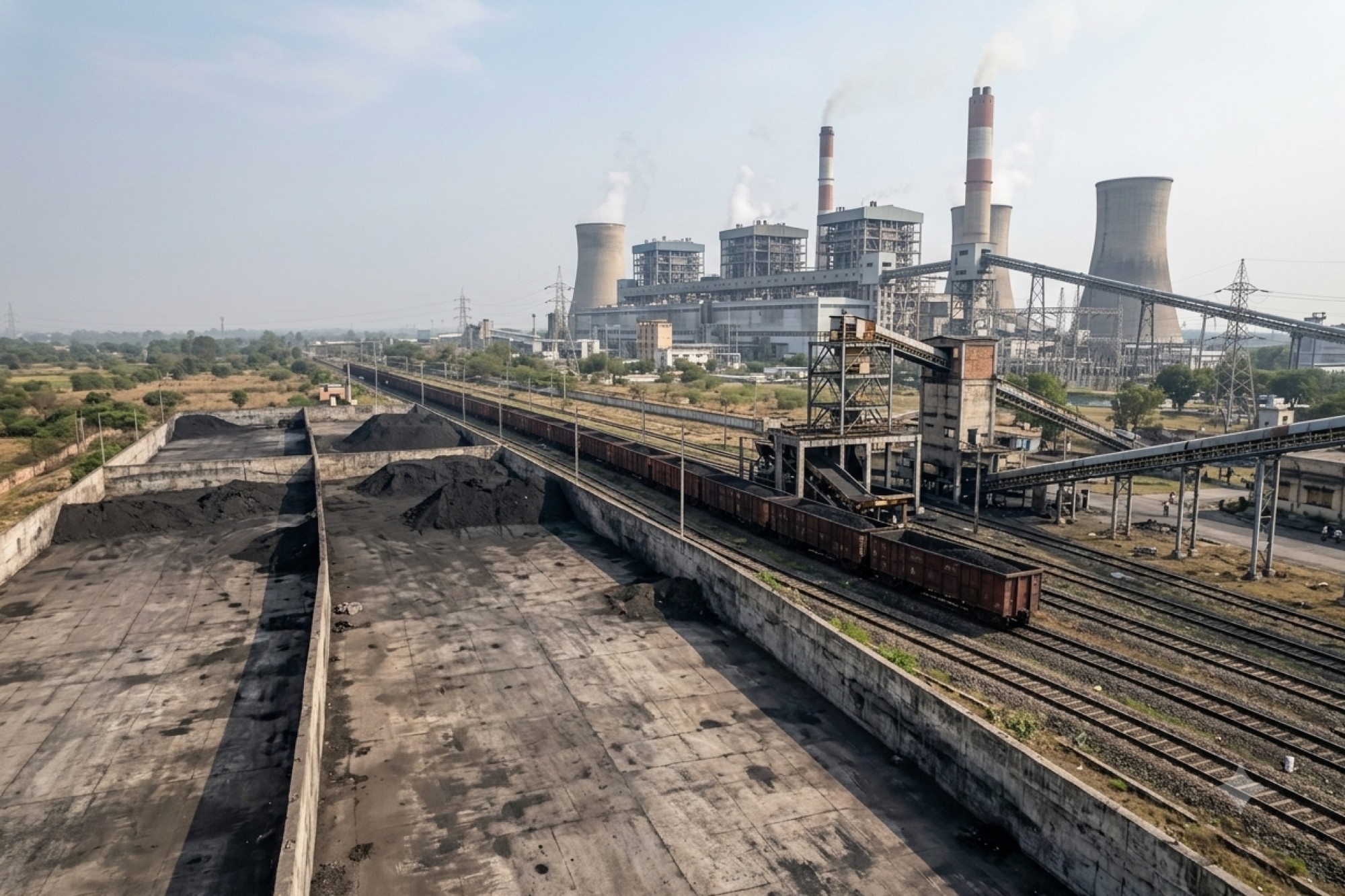 Coal stocks fall sharply at power plants as India faces supply pressure